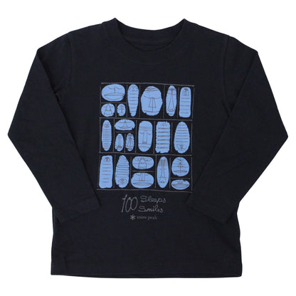 Kids 100 Sleep 100 Smile L/S Tee [2](TS-20AK20101BK) [未使用中古品]