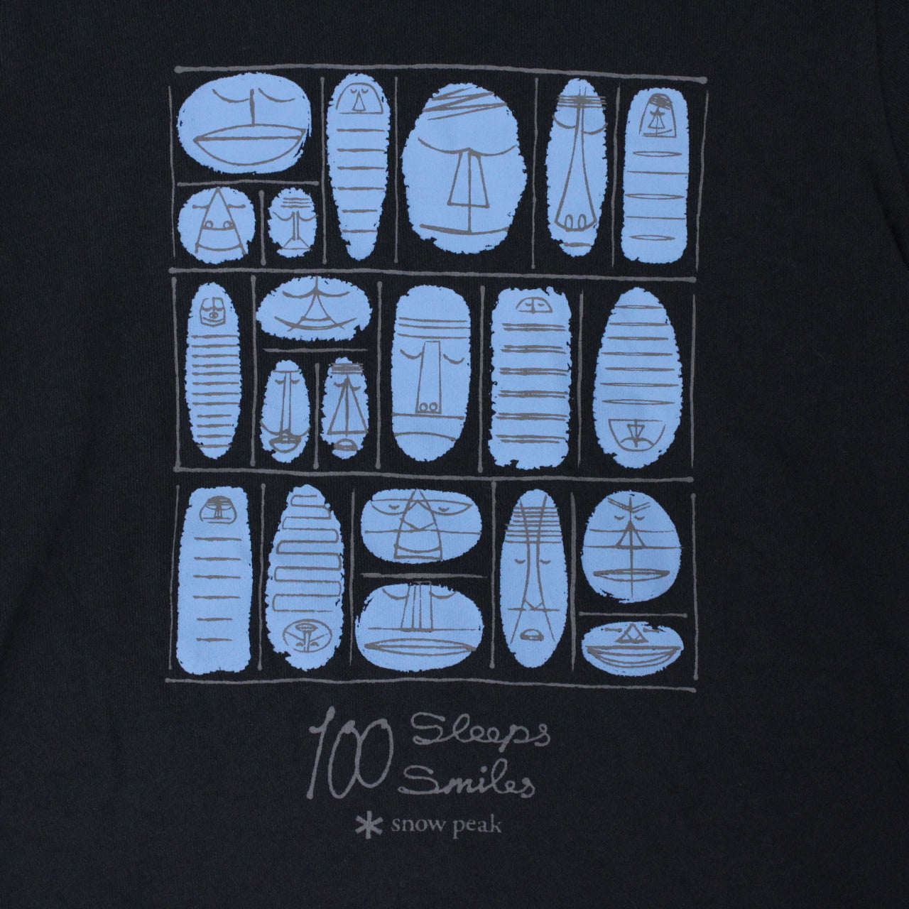 Kids 100 Sleep 100 Smile L/S Tee(TS-20AK20101BK) [未使用中古品]