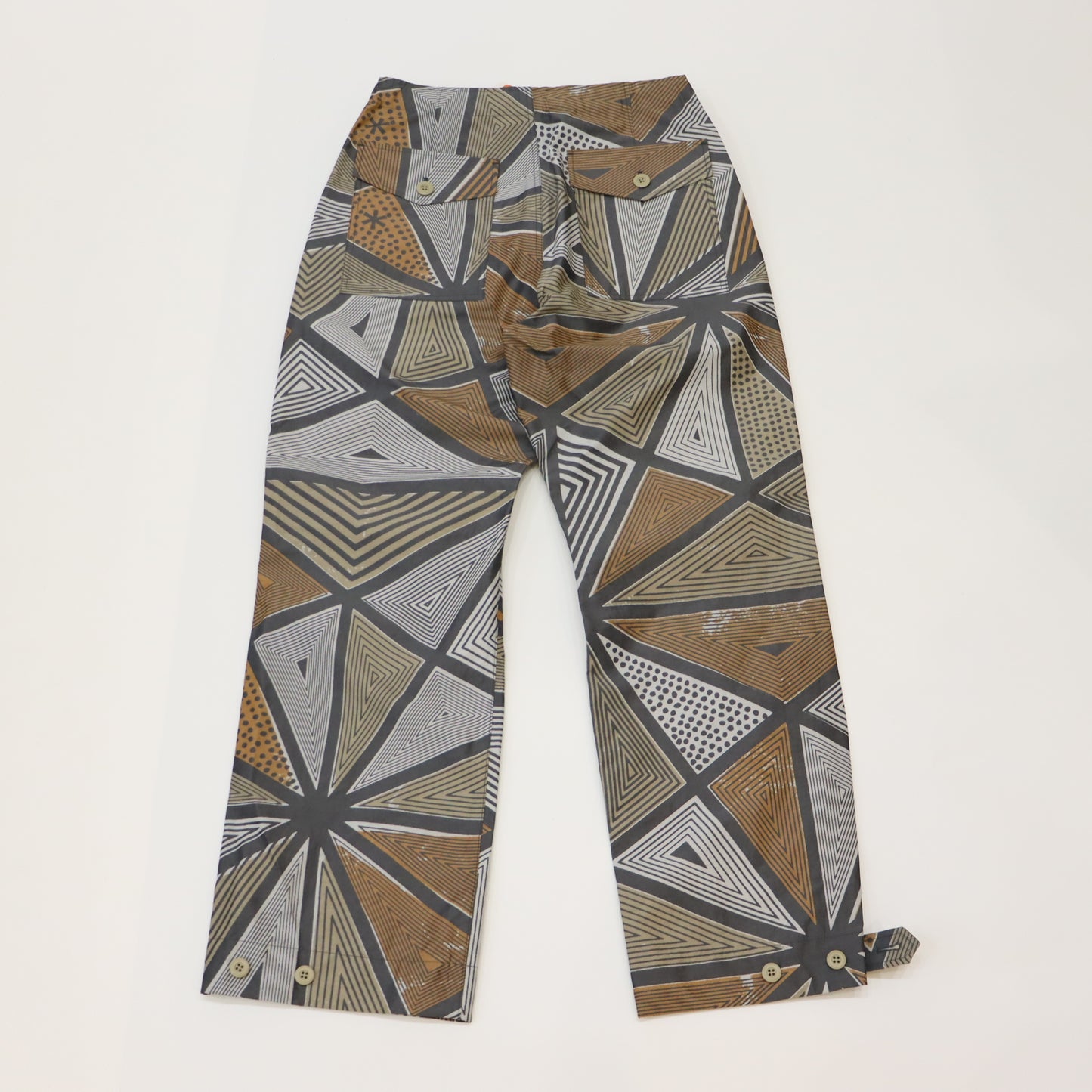 Printed eVent c/n RainPants M Khaki [M](PA-19AU10203KH) [未使用中古品]