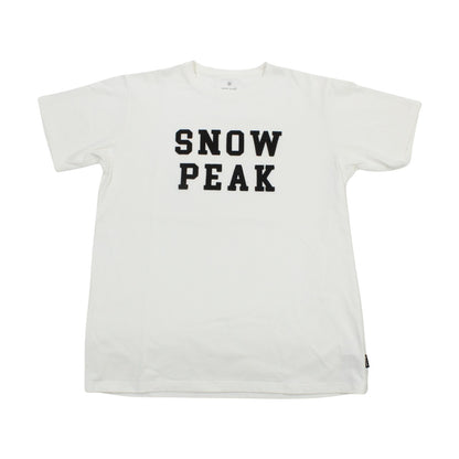 SNOW PEAK Felt Logo T shirt