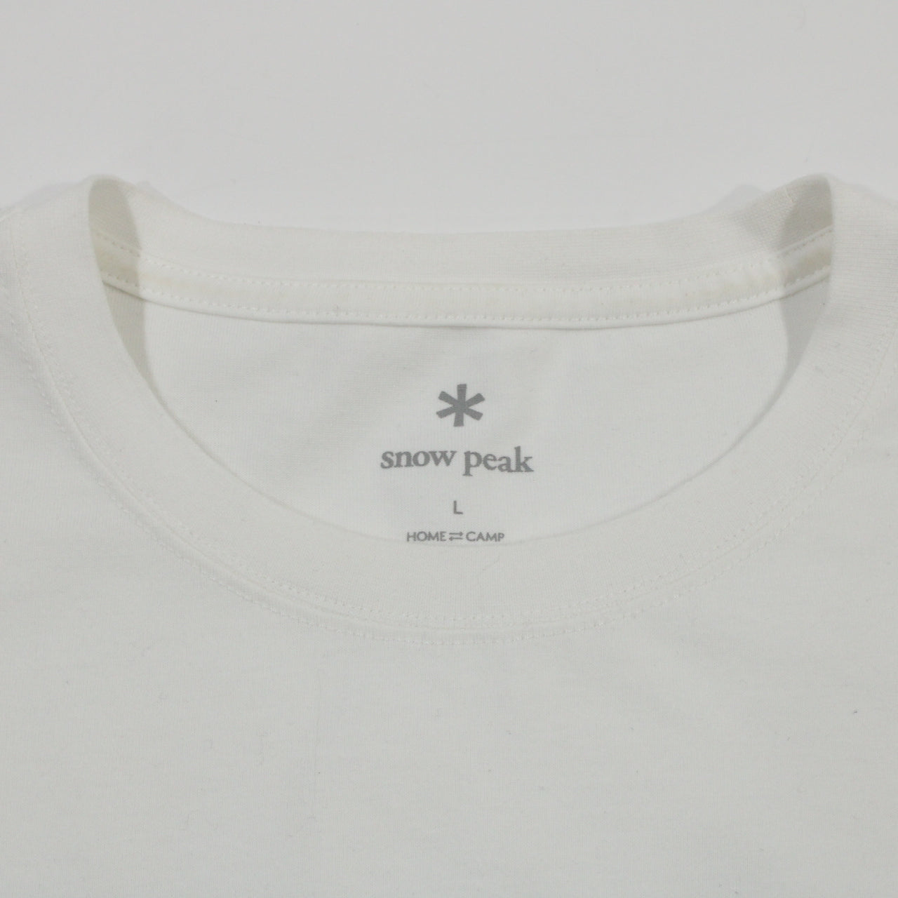 SNOW PEAK Felt Logo T shirt