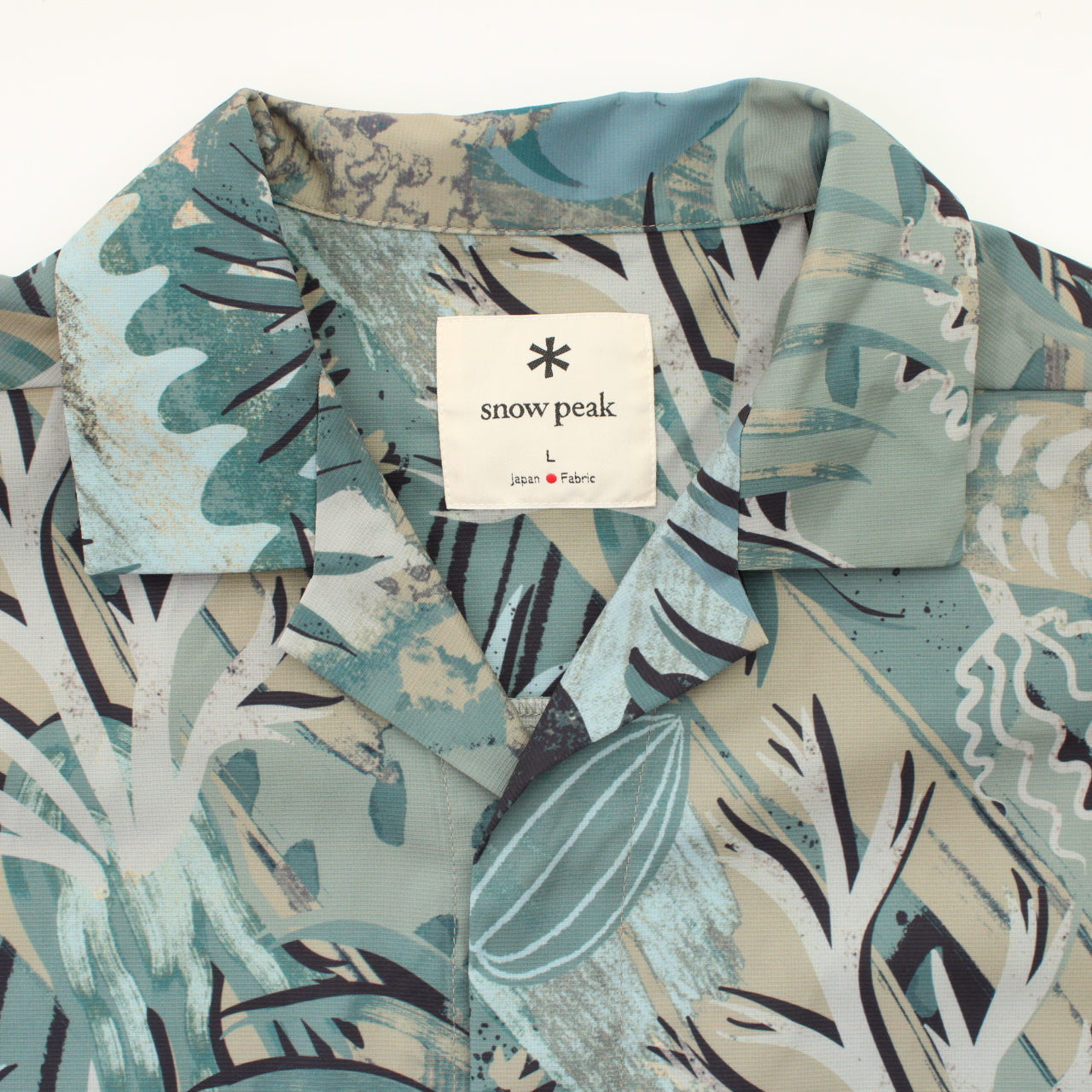 Printed Brathble QuickDry Shirts L Khaki