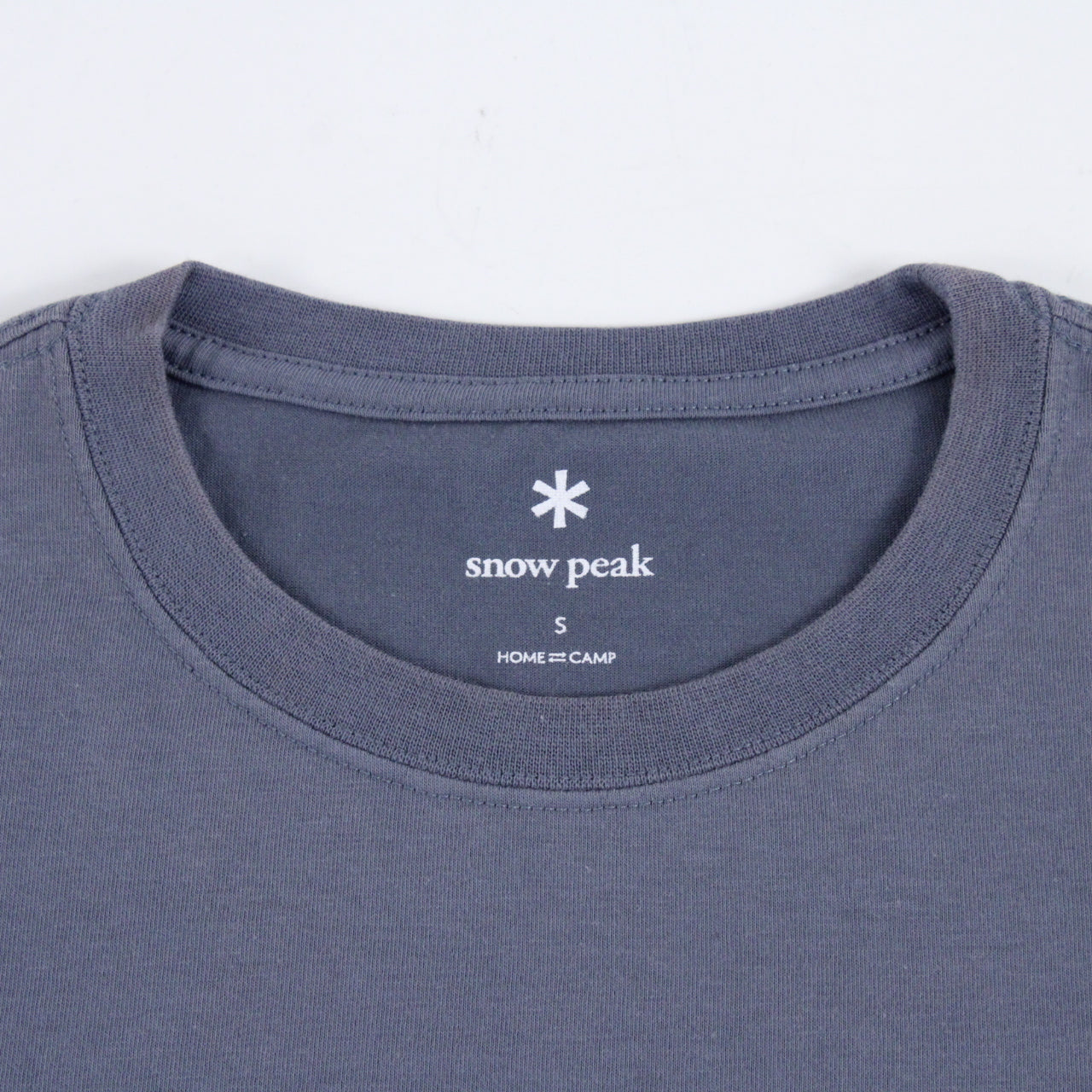 SNOW PEAK Felt Logo T shirt(TS-22AU001)