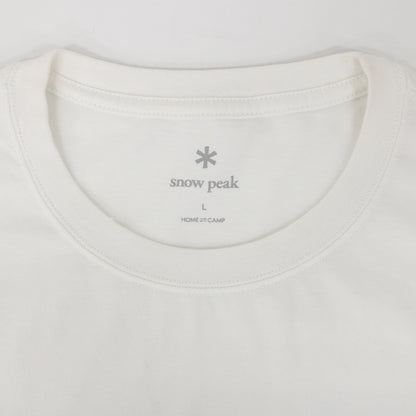 SNOW PEAK Felt Logo T shirt [L](TS-22AU001)