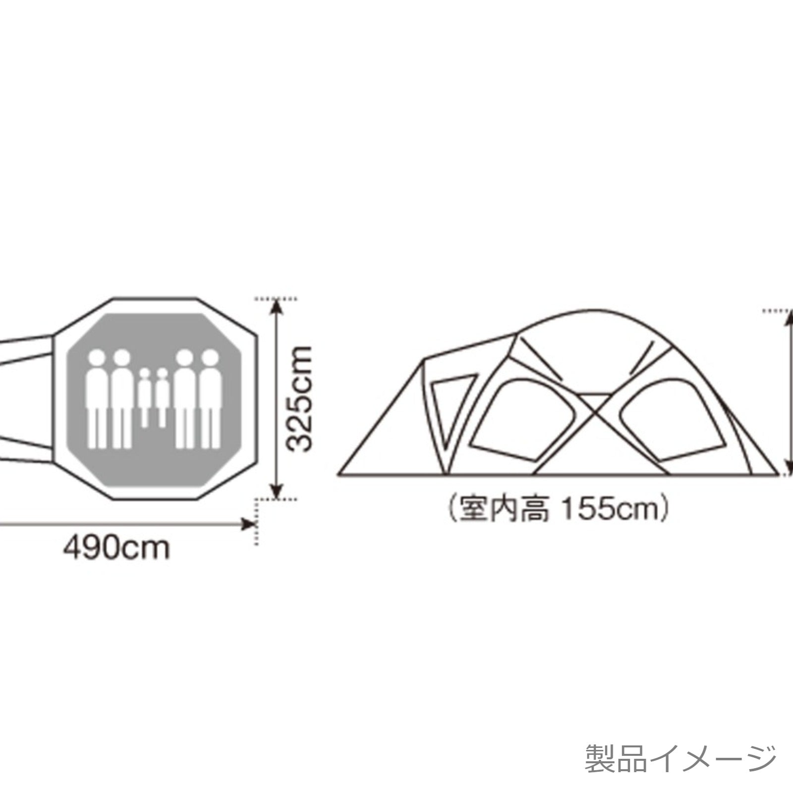 ドックドームPro.アイボリー(SD-507IV)|スノーピーク(Snow Peak)【公式 ...