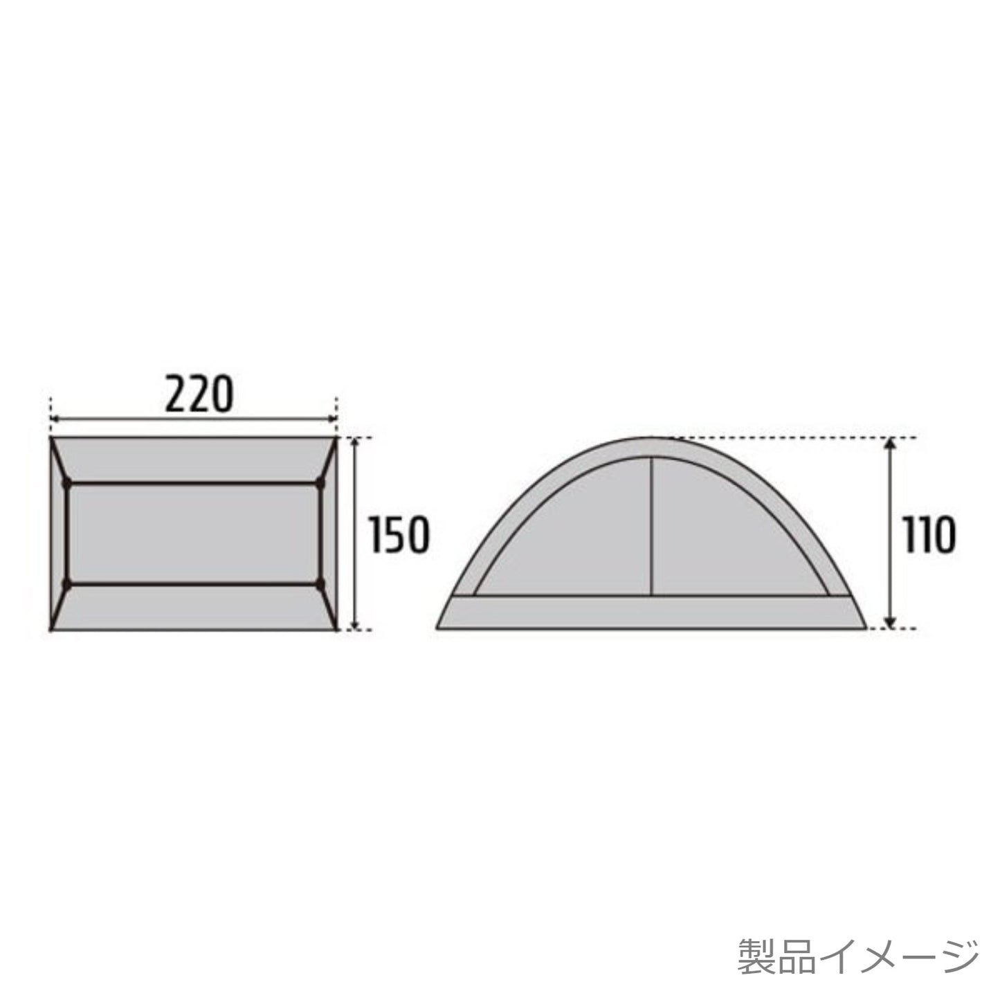 シェルインナーDUO [1-2人用](TP-530IR)