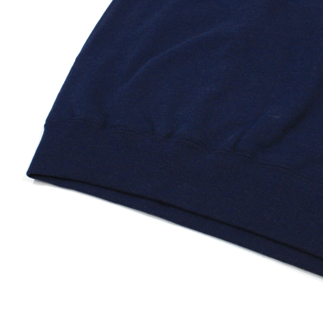 Recycled Cotton Sweat Crewneck L Navy