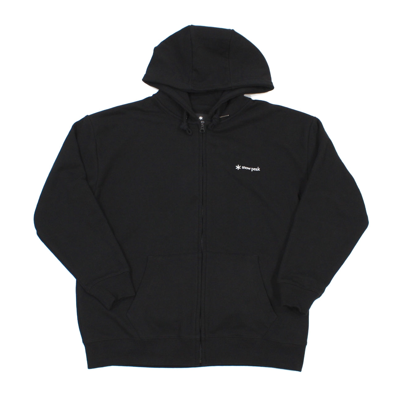 SP Logo Zip Up Hoodie S Black