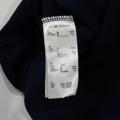 Recycled Cotton Sweat Crewneck L Navy